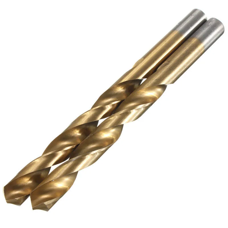 3mm - 10mm Titanium Coated Manual Twist Drill Set HSS High Speed Steel Drill Bit Set Tool for Metal Woodworking Brocas 3mm - 10mm Titanium Coated Manual Twist Drill Set HSS High Speed Steel Drill Bit Set Tool for Metal Woodworking Brocas