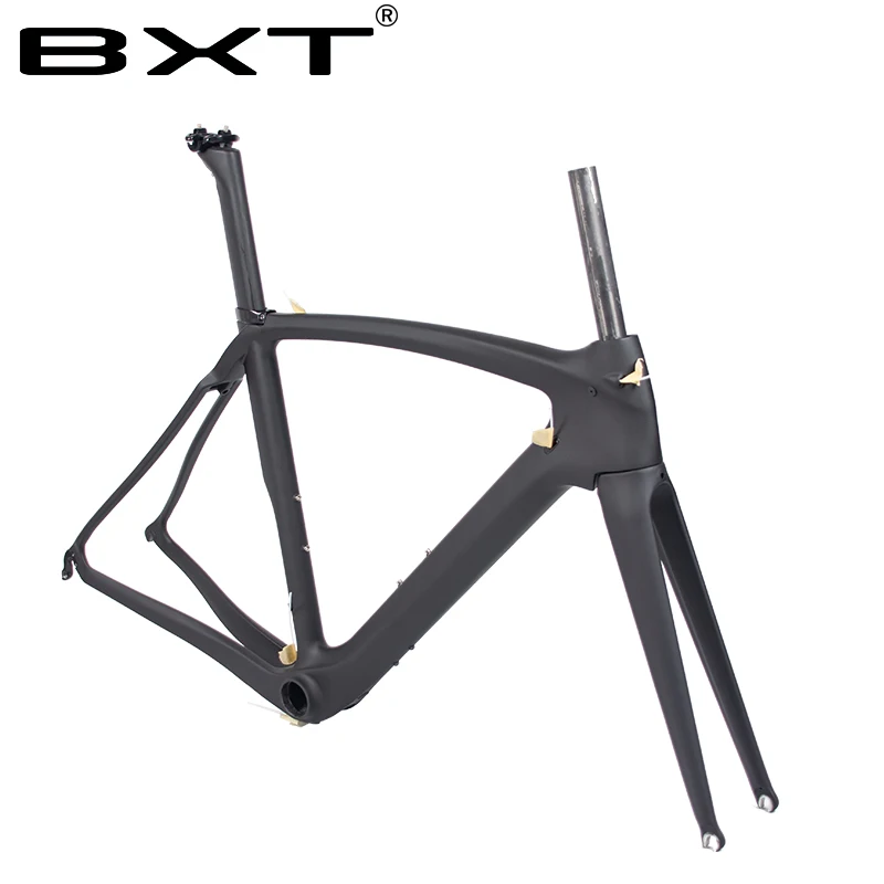 BXT полностью углеродная рама для шоссейного велосипеда 530/550 мм рама для шоссейного велосипеда T800 углеродная 700C рама для шоссейного велосипеда матовая/глянцевая рама