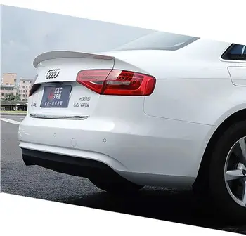 

ABS PAINT CAR REAR WING TRUNK LIP SPOILER FOR 13-16 AUDI A4 S4 B9 2013 2014 2015 2016 BY EMS