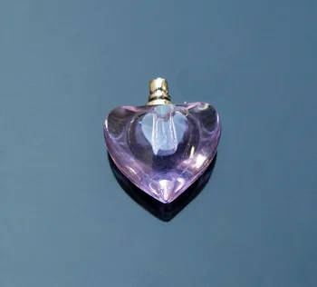 

25pcs/lot violet telesthesia Rice vials pendants rice vial pendant perfume empty glass bottle glass spray perfume bottle