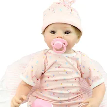 50-55cm Real Looking Cheap Reborn Babies For sale Silicone Lifelike Reborn Baby Dolls For Kids Growth Partners Birth Reborn Doll