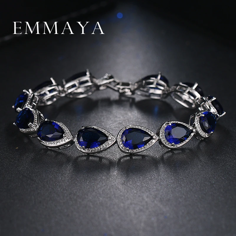 Женские браслеты Emmaya из фианита Ювелирное Украшение цвета шампанского в форме