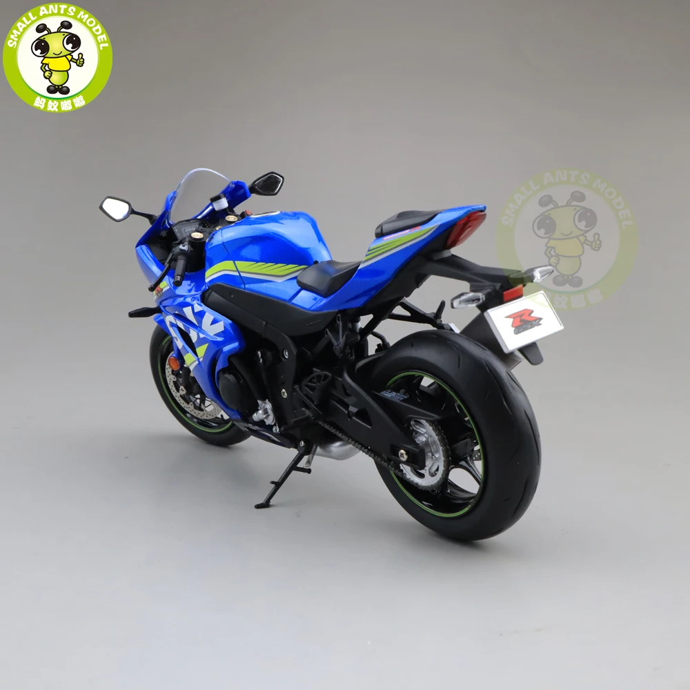 1/12 Suzuki подлинный GSX-R 1000R Литая модель мотоцикла игрушки для мальчиков и девочек Коллекция подарков