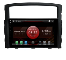 2GB RAM octa core Android 7.1.2 car GPS for MITSUBISHI Pajero 2009 touch screen car radio stereo navigation 3G mirror link DVR