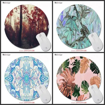 

Mairuige Leaves Mat Game Wholesale Speed Mousemat Pad Computer Table Computer Player Round Mouse Pad Keyboard Game Mats