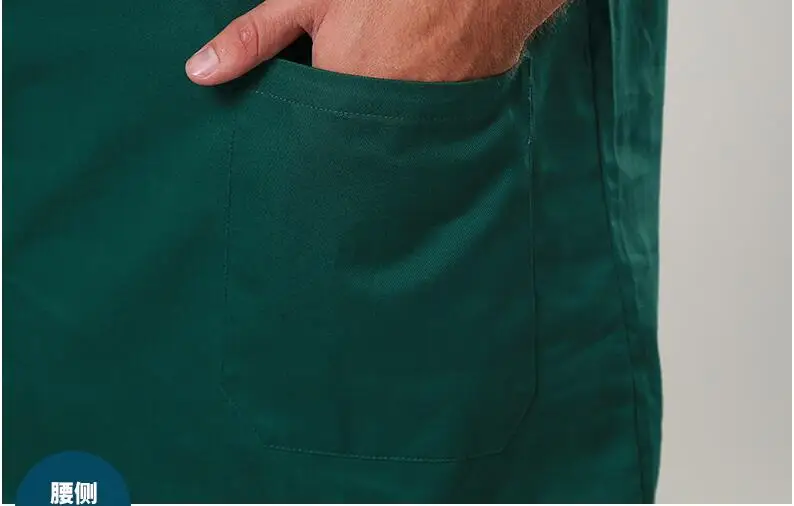 100% хлопок Для мужчин и Для женщин Хирургическая Одежда стирать одежду медсестра носить с короткими рукавами единый набор сумка-саквояж