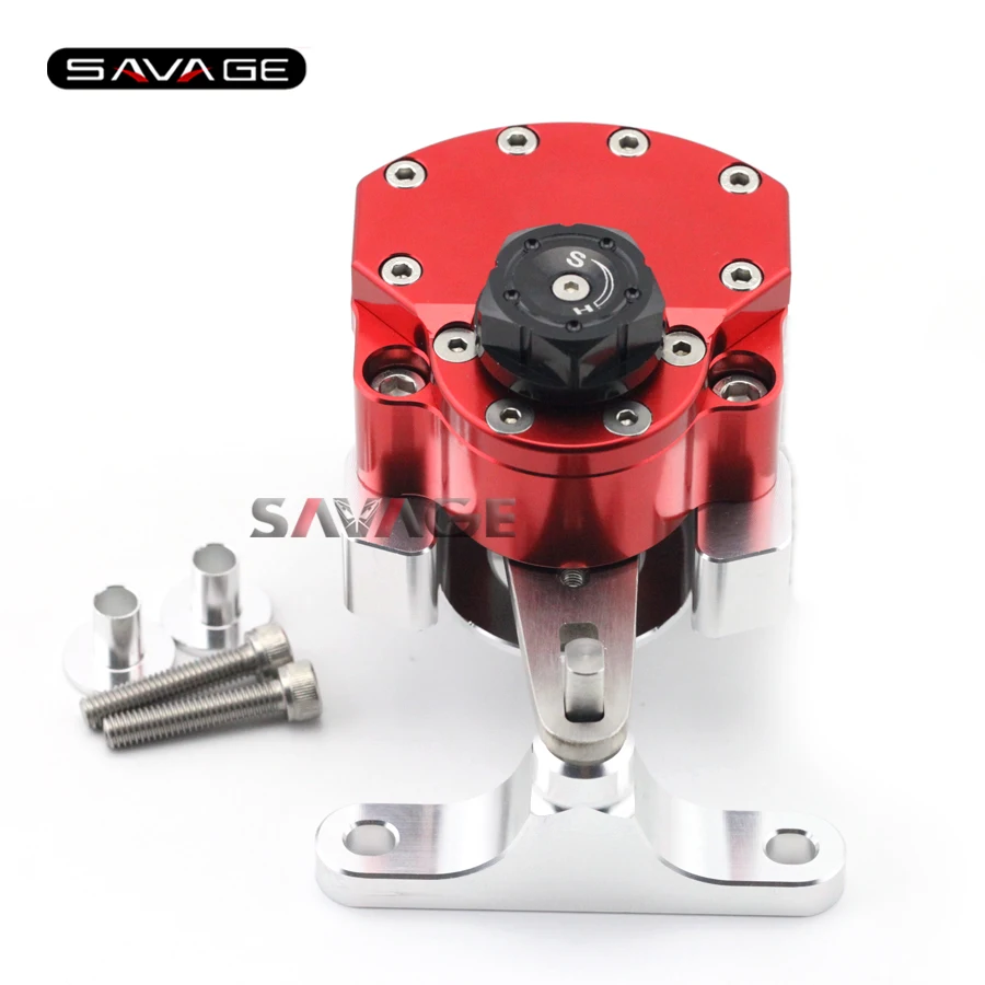 

For HONDA CBR400R CBR500R CBR 400R/500R 2013 2014 2015 Red Motorcycle Adjustable Steering Damper Stabilizer with Mount Bracket