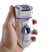 Новинка, 2 в 1, женское бритье, шерстяное устройство, нож, электрическая перезаряжаемая бритва, эпилятор, бритвенный KM-2668, водонепроницаемый, с двойной головкой, для волос