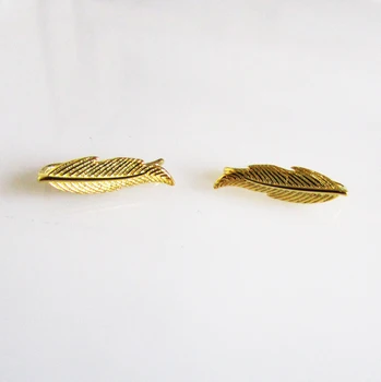 

fashion 100% 925 Sterling Silver factory high quality feather women silver earring