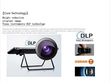 Smart Mini projector Android 4.4 OS for home entertainment