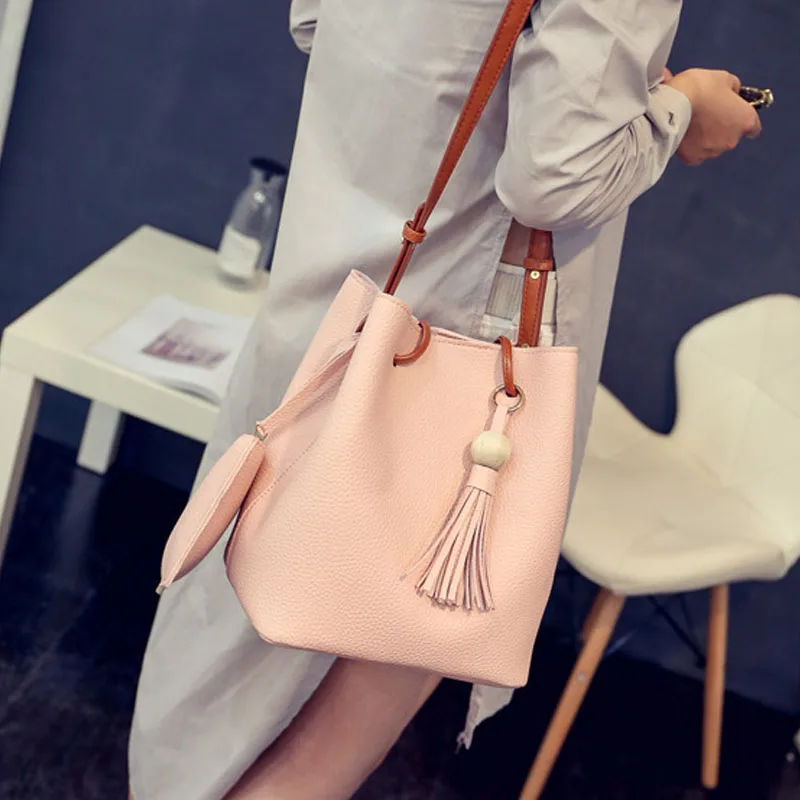 2 قطعة/المجموعة عالية قدرة النساء السيدات بلون حقيبة كتف مع طقم حقائب يدوية حمل رسول حقيبة Crossbody أكياس شعبية 2 قطعة/المجموعة عالية قدرة النساء السيدات بلون حقيبة كتف مع طقم حقائب يدوية حمل رسول حقيبة Crossbody أكياس شعبية