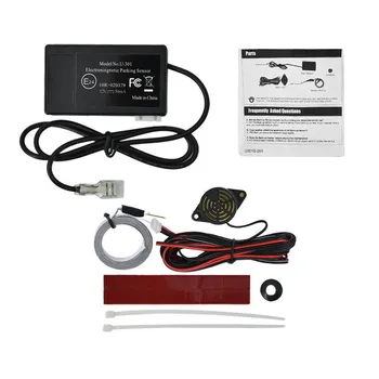 

Car Electromagnetic Parking Sensor No Holes Easy Install Parking Radar Guard Backup Reversing Parking Safety Protection System