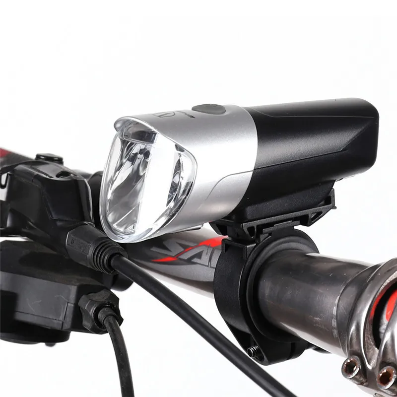 Bright Bicycle LED Lights USB Charging Headlight + Taillight Cycling