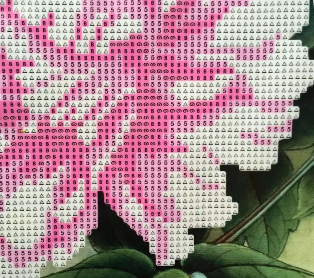 Алмазная 5D Вышивка Пион 55 х55 см|diamond embroider|diamond 5d painting5d diamond painting |
