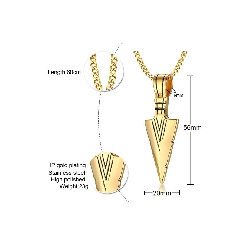 Vnox-Men-s-Vintage-Spearhead-Pendant-Necklace-Punk-Stainless-Steel-Determination-of-Spirit-Tribal-Adventures-Male