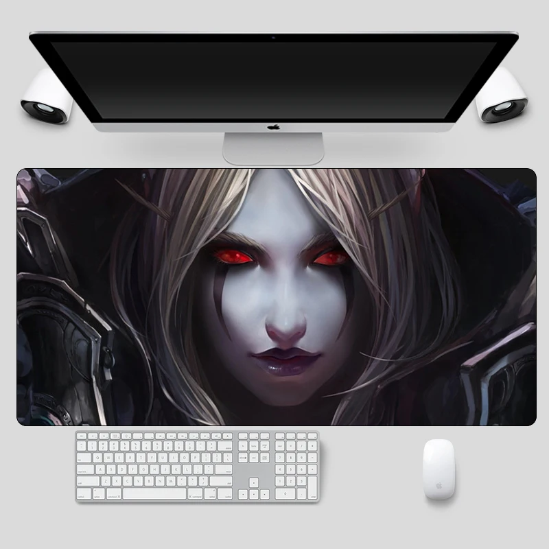 Игровой коврик для мыши World of Warcraft большой резиновый девочек 60 х30 см | Компьютеры и