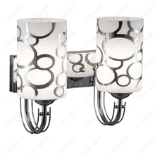 Крытый 6 Вт/10 Вт/14 Вт светодиодный настенный светильник тянуть выключатель/N лампа Спальня Стекло абажур e27 лампы коридор вестибюль hotel