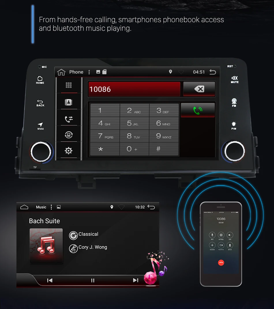 Top Android 9.0 Octa 8 core car dvd for Kia Picanto morning 2017 2018 GPS gps navigation car multimedia player video radio player 10
