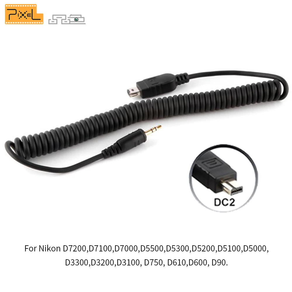 

1.5M Wireless Remote Control Shutter Release Cable PIXEL CL-DC2 For Nikon D7200 D5500 TC-252 TW-282 TF-362 372 RW-221 T8 TW-283