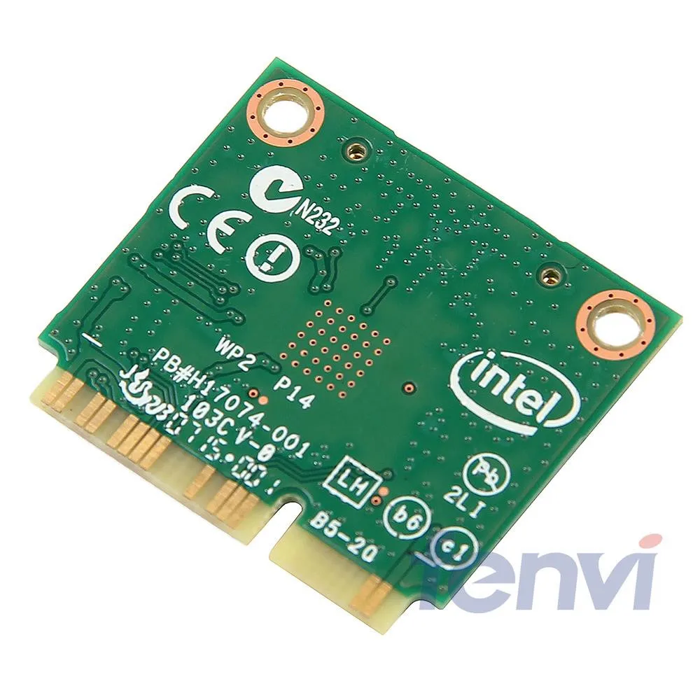 Двухдиапазонная беспроводная Wifi карта для Intel 7260 AC 7260HMW Mini PCI-E 2,4G/5 ГГц Bluetooth 4,0 Wlan Wi-Fi адаптер 802.11ac/a/b/g/n