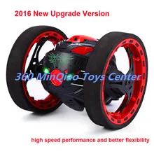 2016 New Upgrade version Mini Bounce Car SJ88 RC Cars 4CH 2.4GHz Jumping Sumo RC Car W Flexible Wheels Remote Control Robot Car