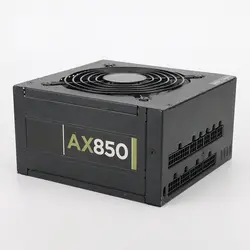 Используется оригинальный AX850 desktop полный модуль золото питание 80 PLUS золото Сертификация silent