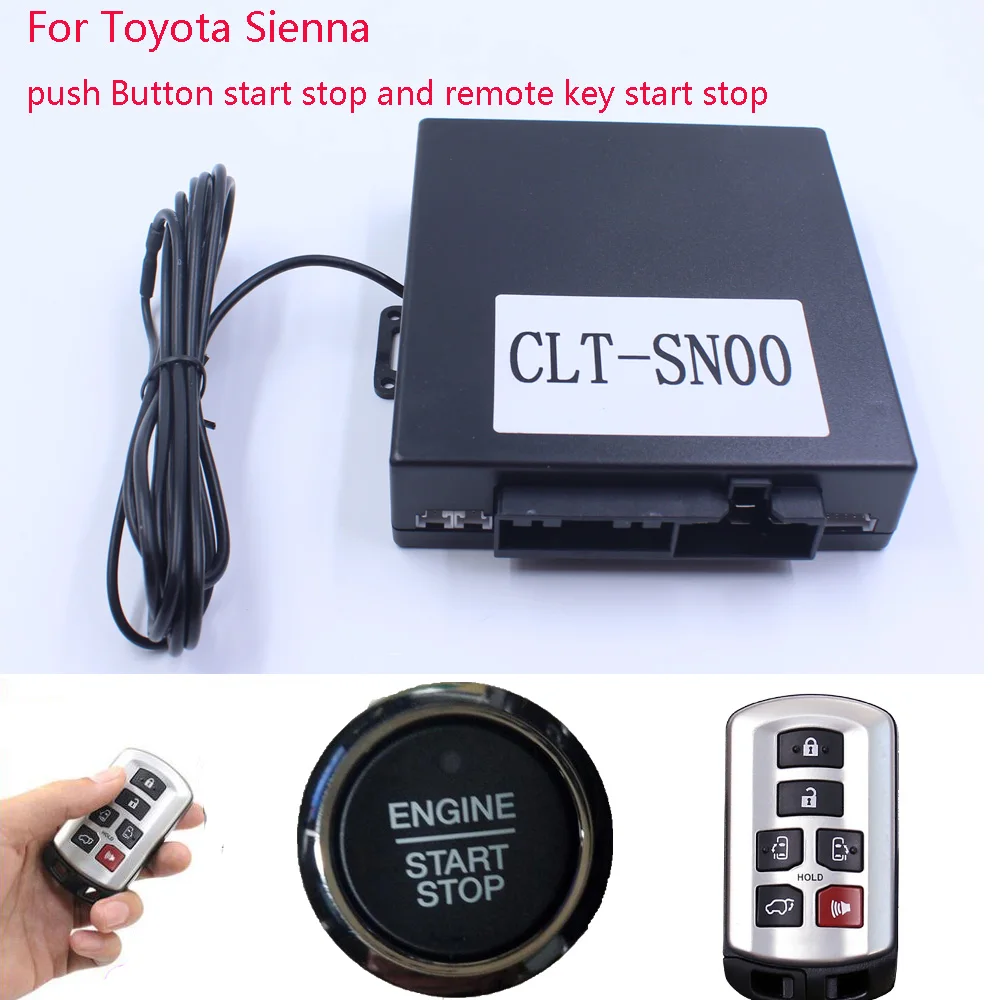 Для Toyota Sienna Car с одной кнопкой start stop system дистанционный ключ start stop system