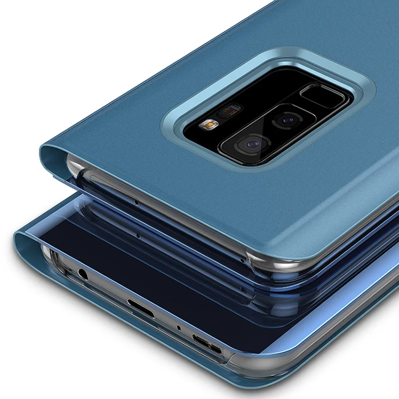 Зеркальный чехол для смартфона samsung S10 E S9 S8 S7 S6 Edge Plus Note 10 Pro 8 9 5 4 A9 star lite C8 J2 Prime