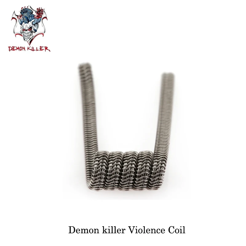 Original Demon killer Violence Prebuilt Coil Clapton AlienV2 Tsuka staple staggered fused vape elektronik sigara For RTA RDA Original Demon killer Violence Prebuilt Coil Clapton AlienV2 Tsuka staple staggered fused vape elektronik sigara For RTA RDA