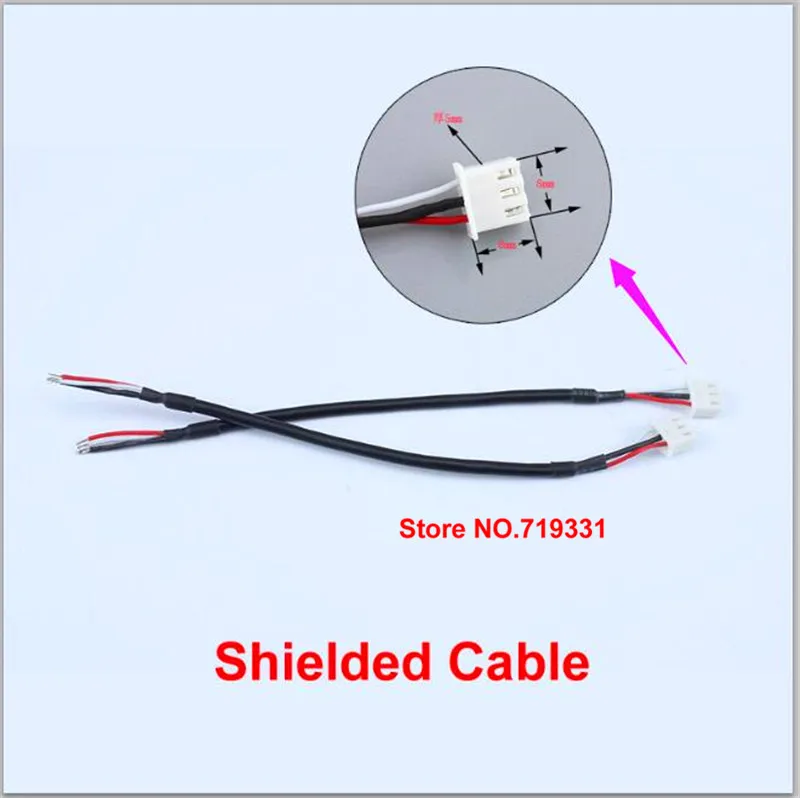 Высокое качество Xh2.54 40 см аудио экранированный кабель одиночный конец с кабелем 3Pin сигнальный кабель