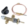 Gas Furnace Propane Gas Fire Pit Heater Control Valve w/ Thermocouple & Knob ► Photo 1/6