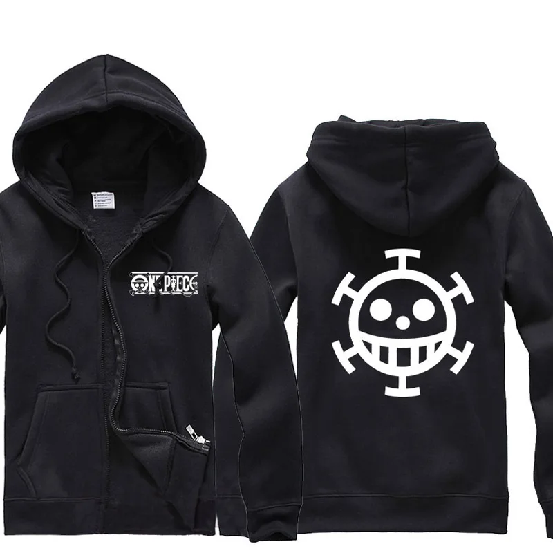 One Piece Trafalgar Law Cosplay Costume Anime Hoodie font b Jacket b font