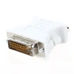 DVI мужской адаптер (DVI-D 24 1) к женскому VGA (15-pin)