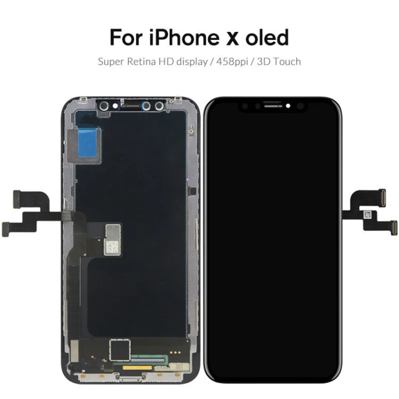 Для iPhone X lcd XS сенсорный экран без битых пикселей OLED OEM панель в сборе для iPhone XS Max XR ЖК-дисплей Запасная часть