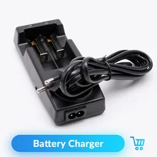 Volcanee 18650 зарядное устройство черного цвета с 2 слотами переменного тока 100 в 240 В для зарядки аккумулятора 18650 перезаряжаемая электронная сигарета Vape аксессуары