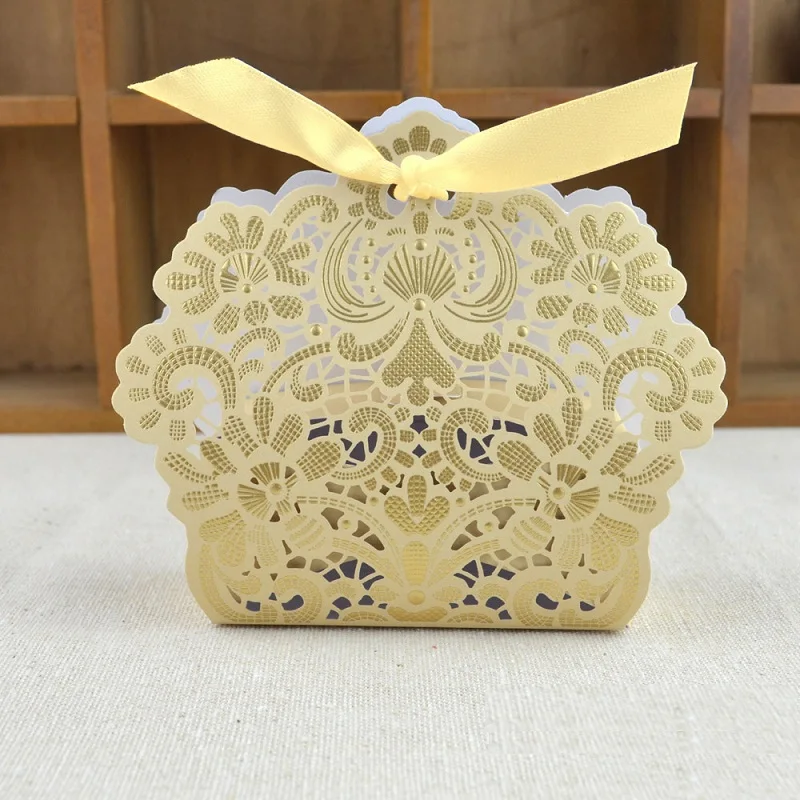 Коробка для конфет, упаковка для шоколада, Подарочная коробка, Изящные цветочные кружева для дня рождения, свадьбы, вечеринки, искусно изготовленные украшения своими руками