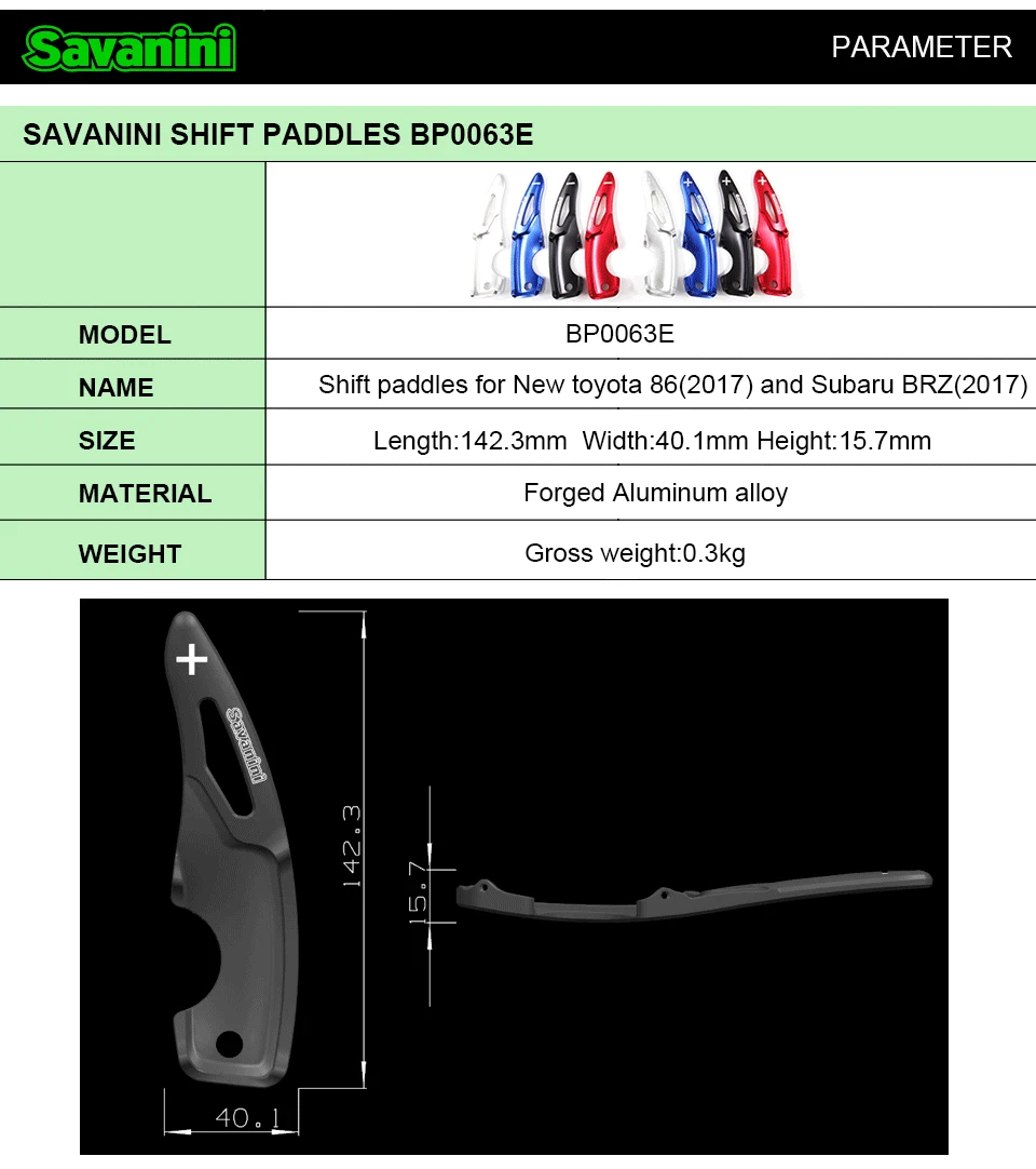 Savanini Алюминиевый Рычаг переключения передач для Toyota GT86() и Subaru BRZ() Авто Стайлинг