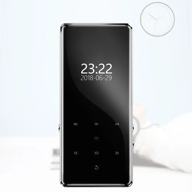 2 4 дюймов Bluetooth Сенсорный экран Экран MP3 плеер встроенный 8G Hi Fi Lossless с Fm/радио и