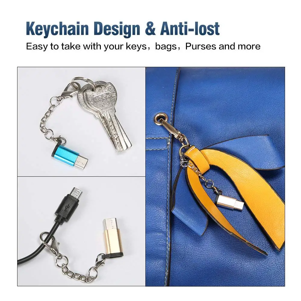 Адаптер Tongdaytech Type C с разъемом Usb Male Micro Female USB 3 0 OTG для синхронизации данных и