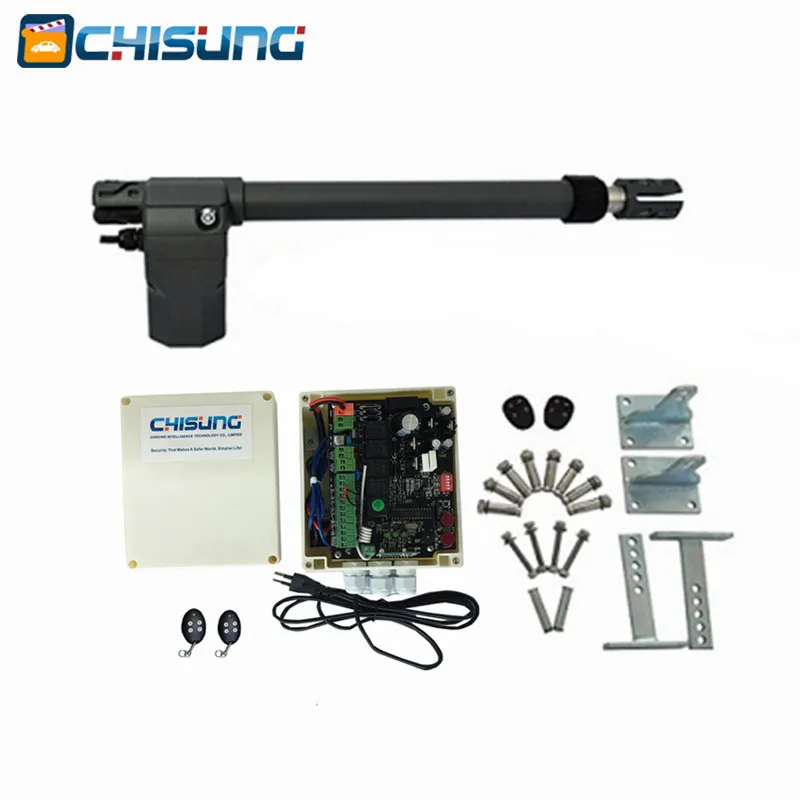 US $202.10 Double Swing Arm Automatic Actuator Gate Door Opener DC Motor 2 Remotes