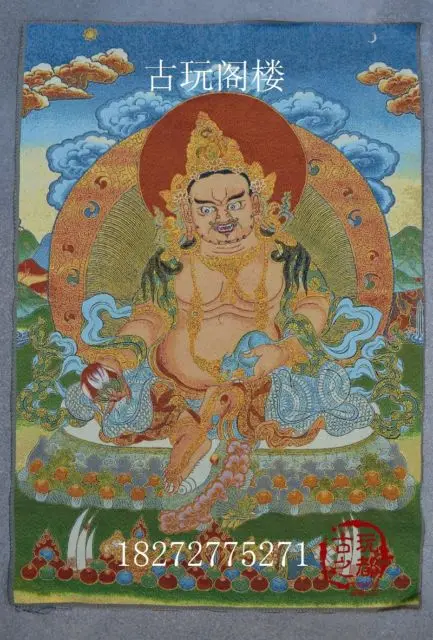 

Chinese Boutique collection the Thangka embroidery King Kong Buddha diagram