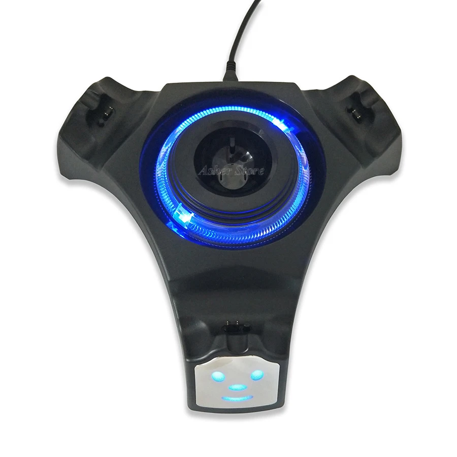 4 в 1 PS4 PS VR Move charger Stand светодиодный Быстрая Зарядка Док-станция для sony Playstation 4 Play станция PS 4 PSVR Move аксессуары