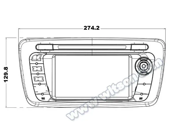 Excellent 6.2" Octa-Core Android 8.0 Car DVD Navigation Multimedia GPS Radio for Seat Ibiza 2009-2013 with External TPMS Module Support 2