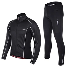 Набор для велоспорта с длинным рукавом профессиональная команда Mtb велосипед Джерси Одежда для велоспорта Зимняя Теплая Флисовая велосипедная куртка мужская водонепроницаемая ветровка