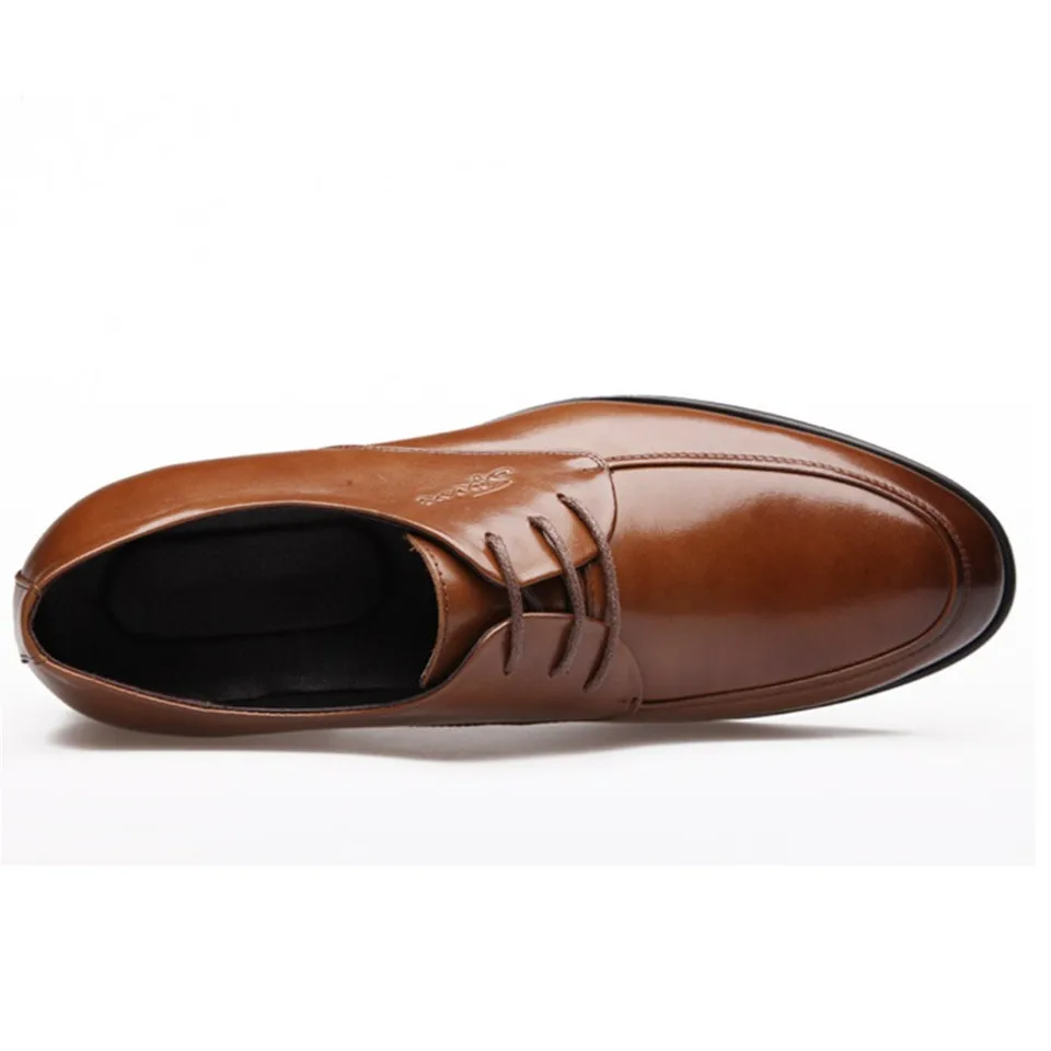 LIN KING/Новинка; большие размеры 47; дышащая мужская повседневная обувь на шнуровке; полуботинки из натуральной кожи; мужская деловая обувь для офиса