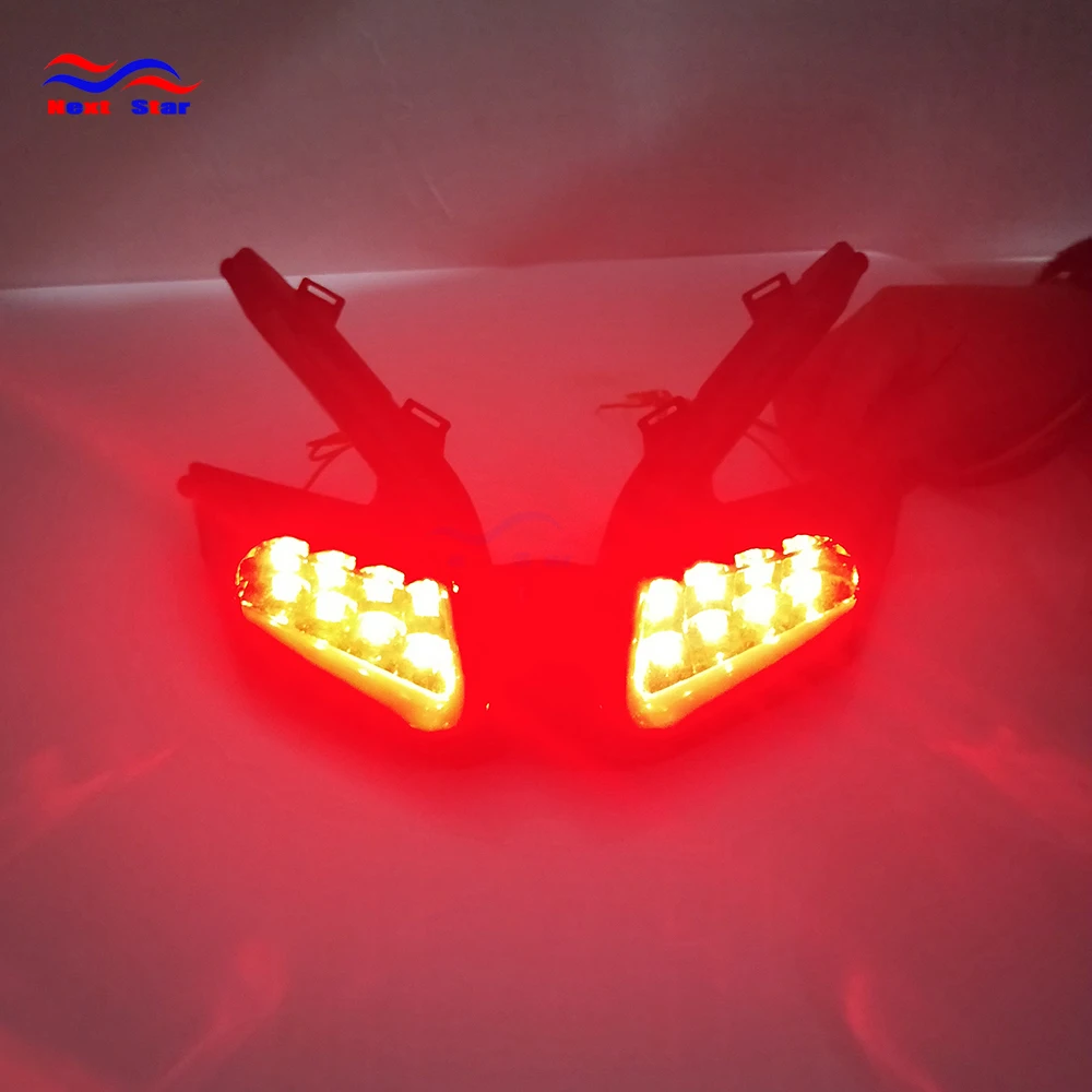 Мотоцикл черный задний фонарь Тормозные Integrated светодиодный фонарь для Ducati 899 959 1199 1299 S R Panigale 2012-13-15 16-17