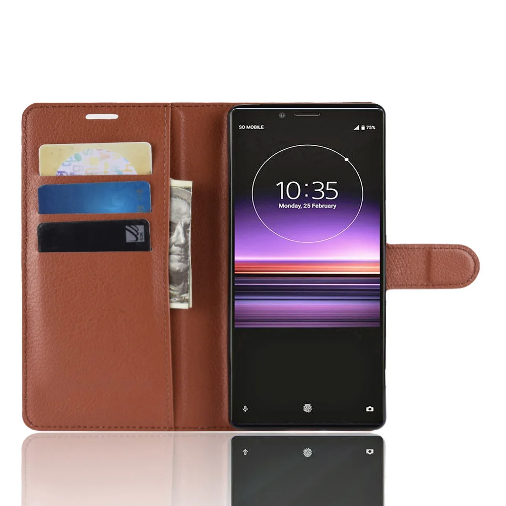 Бренд gligle модный кожаный чехол-бумажник для sony Xperia 1/XZ4 защитный чехол