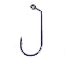 200 шт. рыболовный крючок Размер 1/0#-5/0# Высокоуглеродистая сталь круг держатель рыболовные крючки пресноводный рыболовный крючок отверстие сильный Карп Рыба