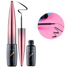 Платиновым покрытием и натуральным чёрным макияжная подводка для глаз Водонепроницаемый жидкая подводка для глаз карандаш длительный маркер Eyliner быстрое высыхание жидкий лайнер
