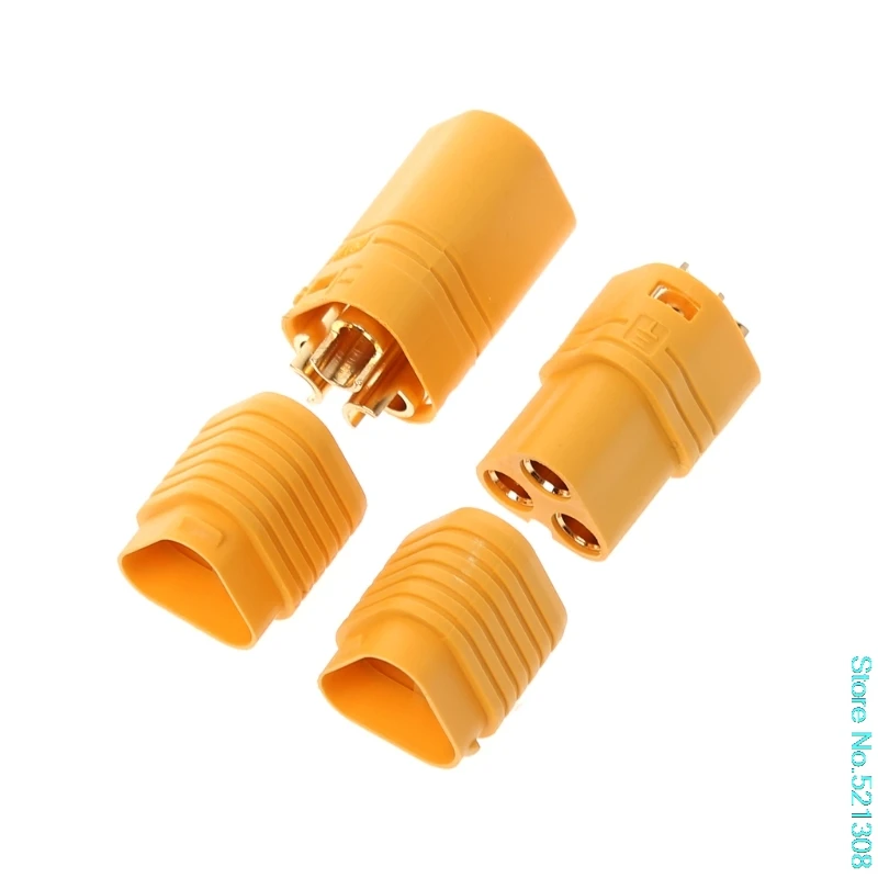 

1 Pair MT60 3.5mm 3 Pole Connector Plug Set For RC ESC To Motor
